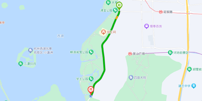 南山路（西湖大道—万松岭）