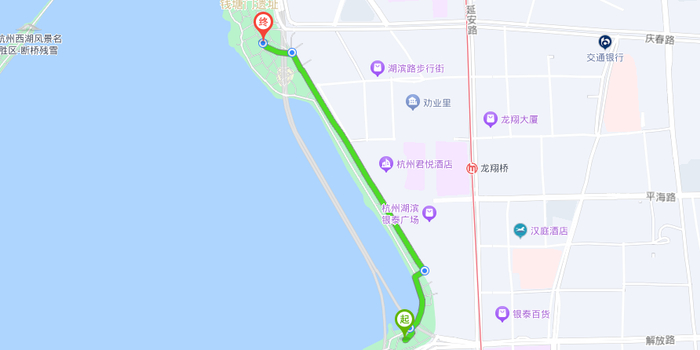 湖滨路（一码头—六公园）