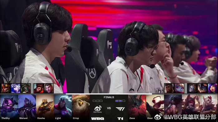 WBG战队未能实现夺冠梦想。  图/WBG英雄联盟分部