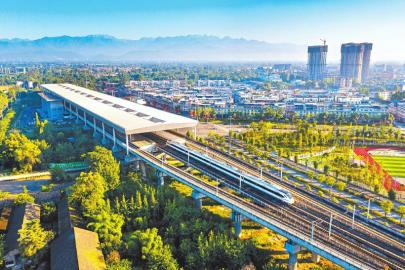 彭州站。胥平川 摄