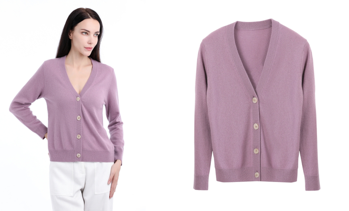 小伙伴上身后，除了对羊绒的质感赞不绝口，同时也被颜色所征服，虽然是基础款，但是穿出门几乎不会撞衫。范友福利价960元~