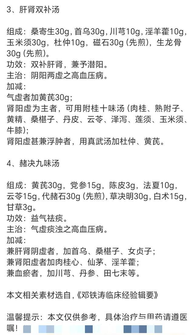 国医大师邓铁涛:我常用这4个药方治疗高血压|高血压_新浪新闻