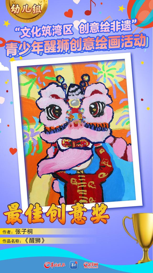 醒狮主题绘画佳作齐赏|醒狮千角灯|醒狮|绘画_新浪新闻