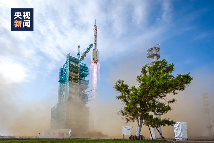 △2023年5月30日，甘肃酒泉，神舟十六号飞船发射现场。