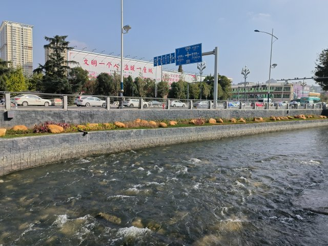 篆塘河"复明"通水 美景重现|河道_新浪新闻