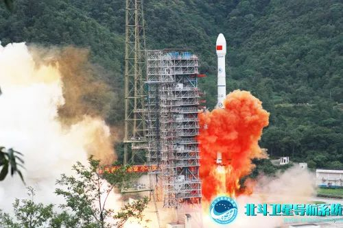 ▲2020年6月23日，北斗三号系统收官卫星成功发射。图片：北斗卫星导航系统官网