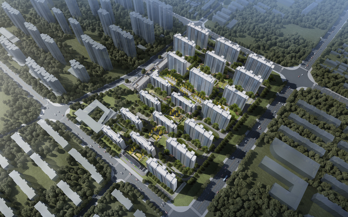 （济高·海棠郡规划效果图）