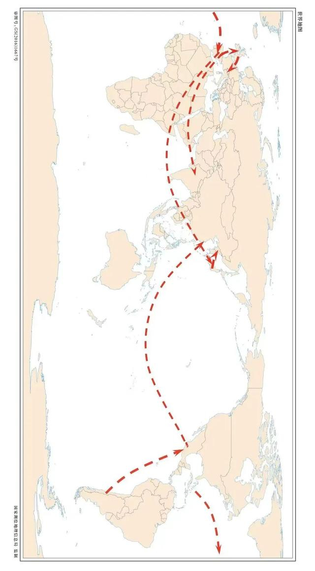     ▲辣椒在世界传播路线简图。（图片来源：星球研究所）   