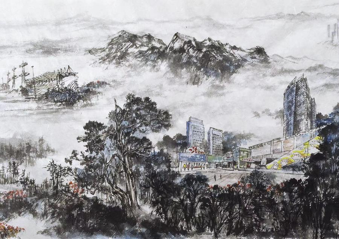 "名家画岭南·美在花城汇"活动将于11月25日在花城汇购物中心开幕