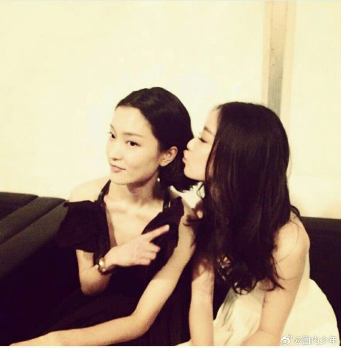 倪妮和杜鹃的同框,画面双倍养眼