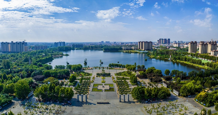 河南通许:碧水绕城 风景如画|河南|摄影|航拍_新浪新闻