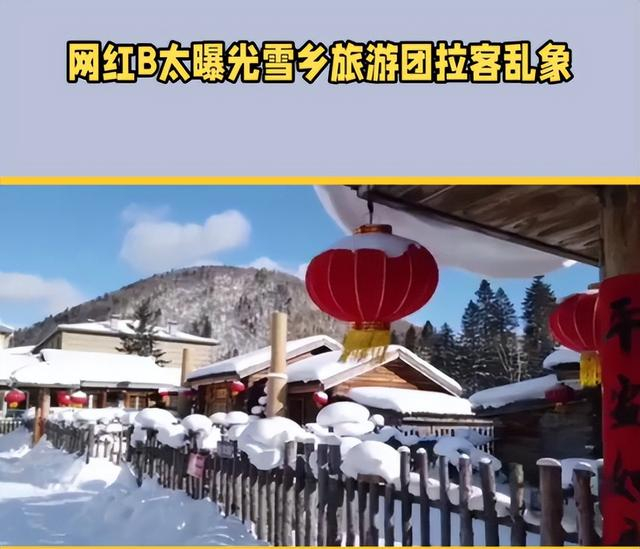 网红b太曝光雪乡旅游团拉客报价乱象,网友称坑人生意不会长久|旅行团