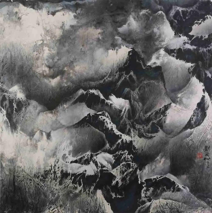 蒲国昌  《无序的风景》石虎  《红实图》王劼音  《大鱼图》吴毅
