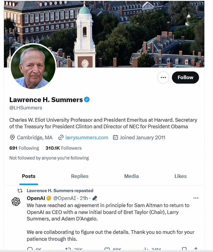 △ 图源：萨默斯社交平台