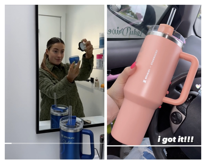 玉兰油和星巴克联名款，色系搭配，非常重要