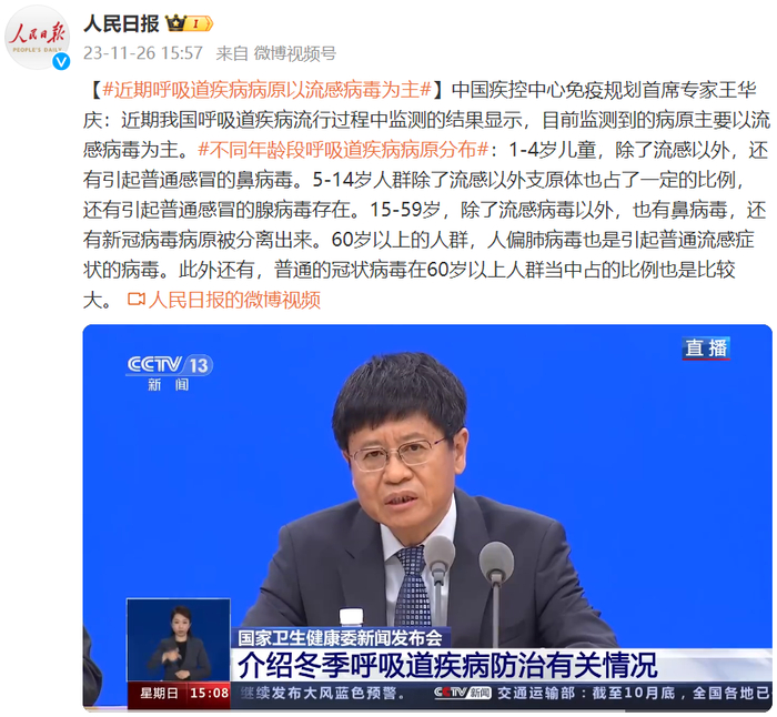 @人民日报 微博截图
