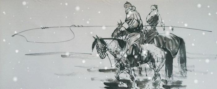 蒙古画马第一人,孛儿只斤 白音德力格尔|绘画|德力格尔|画家_新浪新闻