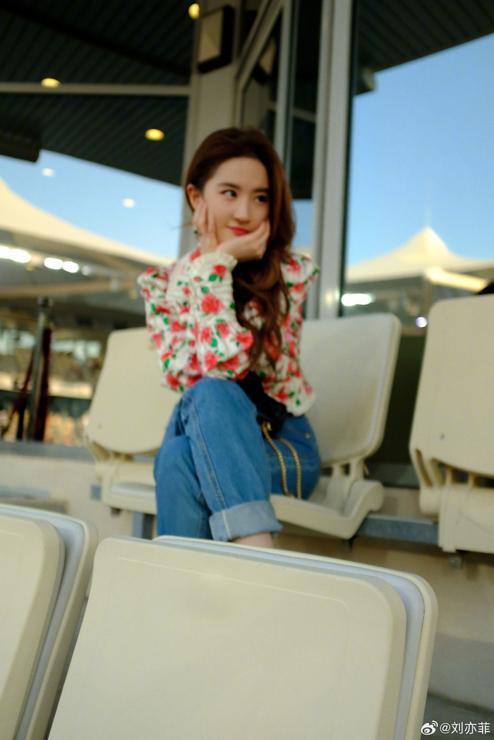 梦幻联动05刘亦菲现场观战f1阿布扎比站9415|刘亦菲|大奖赛|f1