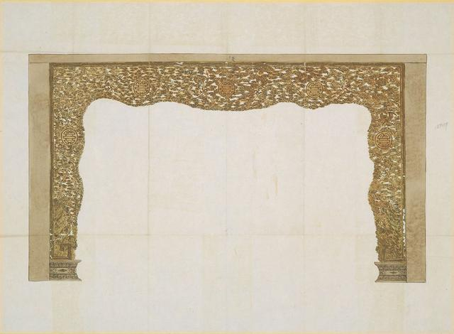 定东陵隆恩殿装潢图