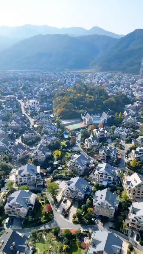 浙中最大别墅群位于义乌和东阳交界处住这里的一定是有钱人