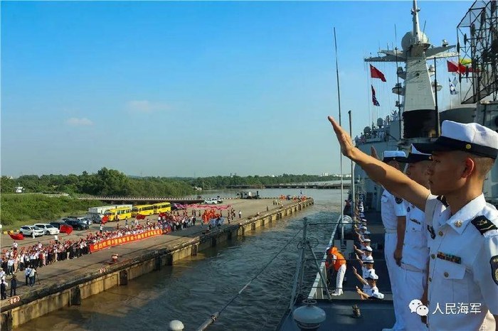 中国海军第44批护航编队抵达缅甸|护航编队|缅甸|海军_新浪新闻