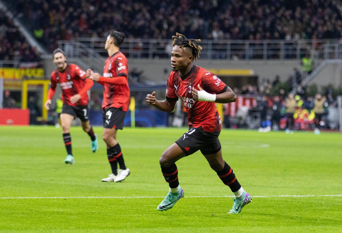 丘库埃泽为米兰破门。