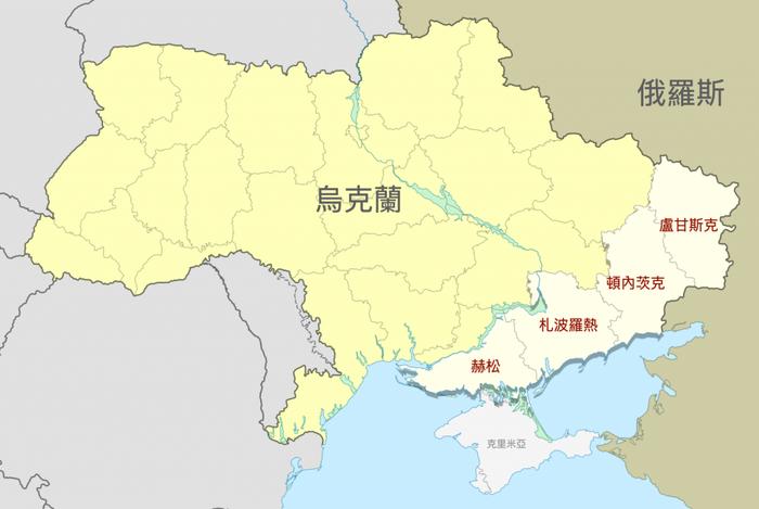 乌克兰局势地图2021图片