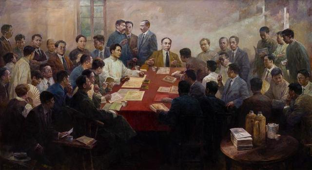 理想之光广州红色岁月美术展开幕百件作品纪念中共三大召开百年