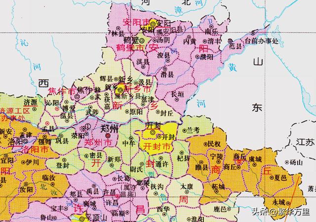 安陽市的轄區調整河南省的第9大城市為何有9個區縣