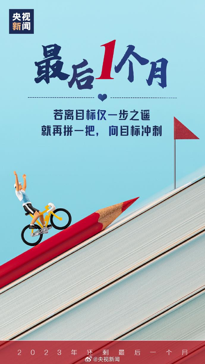 还有1个月就2024了 你今年的目标都实现了吗|央视新闻|客户端|目标