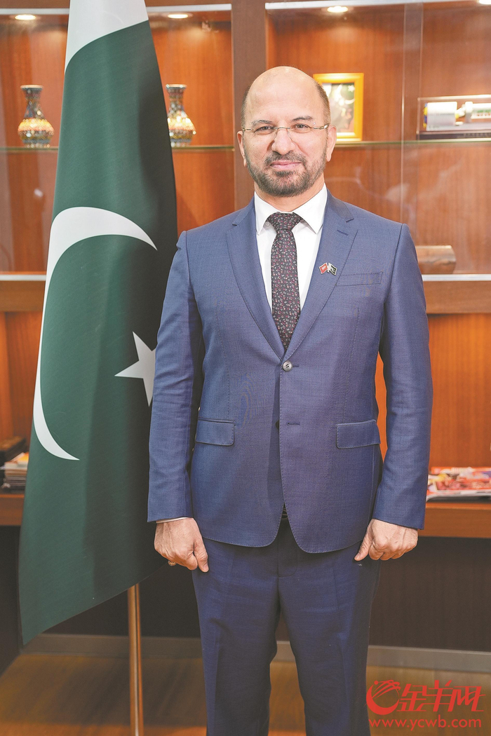 巴基斯坦驻广州总领事馆代总领事萨达尔穆罕默德中国政府做出的成就