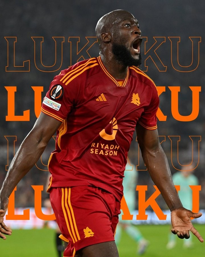 欧联杯官方晒卢卡库数据火力全开近16场欧联进19球