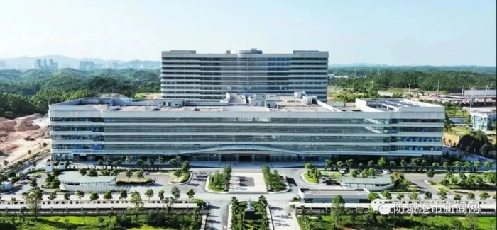防城港国际医学开放试验区重点项目——区域医疗中心。图源防城港市新闻网