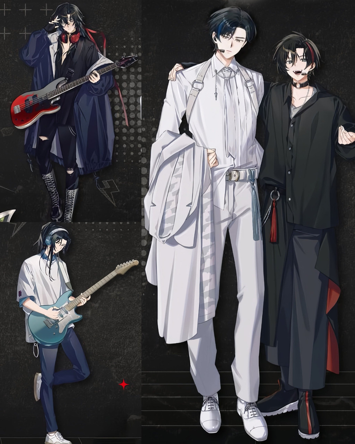 四周年纪念插图,现代pa汪叽羡羡太帅了|插图|魔道祖师|现代_新浪新闻