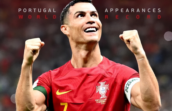 据统计,c罗此前在欧洲杯出场25次,总共打进14球,领先第二名普拉蒂尼多