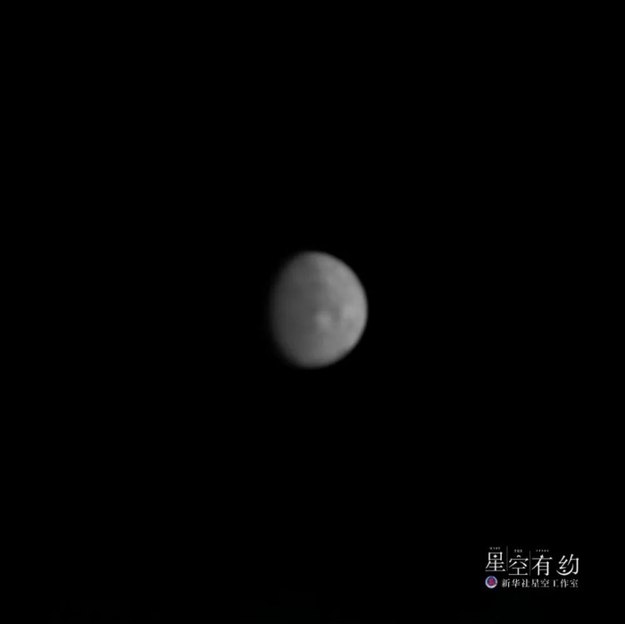 云南星空摄影爱好者梁长海2023年3月30日在湖南怀化拍摄到的水星特写。（本人供图）