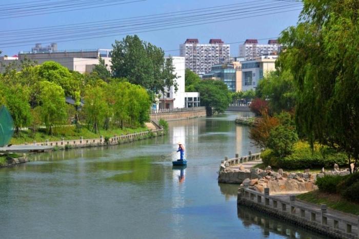 水清岸綠幸福河普陀正在共享河道美景請查收