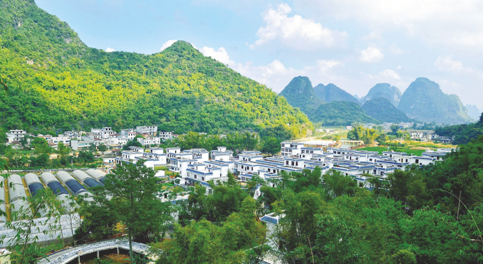 (上林县文明办供图)▲南宁市文明镇——良庆区南晓镇屯六水库.