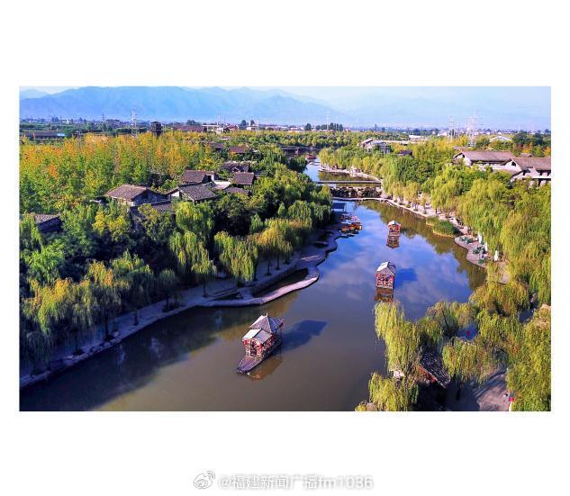 走進中國北方最美水街周至沙河水街