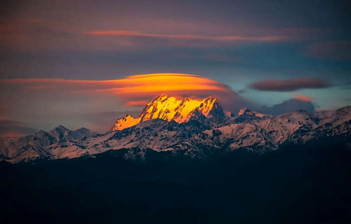 ▲胡鑫在新疆拍摄的照片