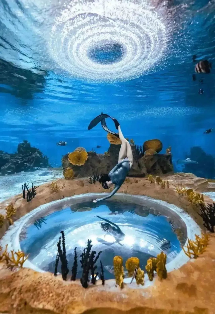 《蓝眼睛》摄影:郭予靖拍摄地点:海南陵水富力海洋馆《猎》摄影