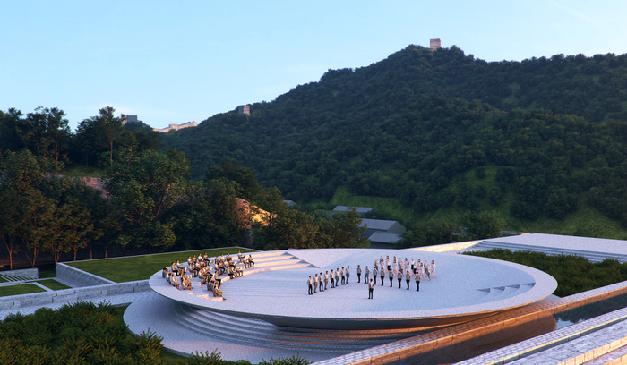       屋顶观景平台效果图     