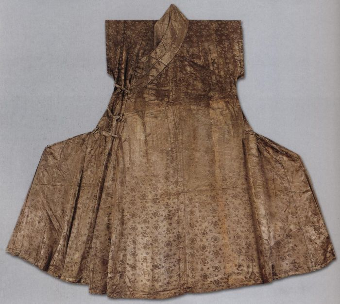 缎地杂宝纹褡護