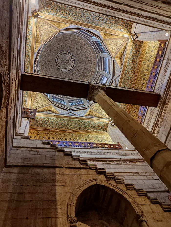 ▲埃及罗达岛尼罗尺。重庆白鹤梁水下博物馆供图