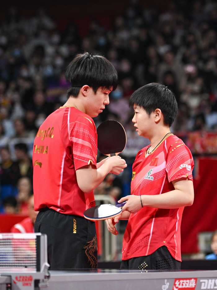 乒乓球——混合团体世界杯:中国队胜中国台北队