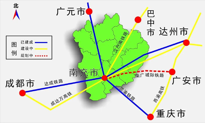 汉巴南铁路顺庆段建设近尾声还有