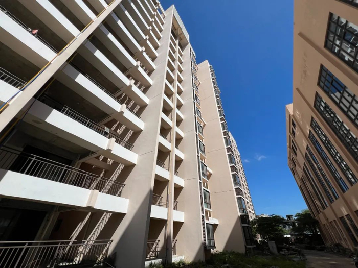 三亚翠景蓝湾被查封建筑。陈标志/摄