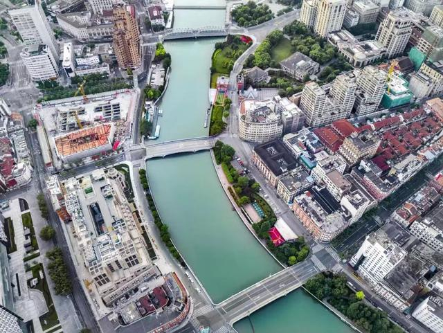 静安苏河湾鸟瞰图 来源：上海静安