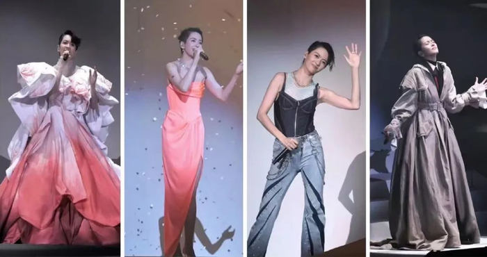 ▲“时间遇上我们”巡回演唱会部分妆造