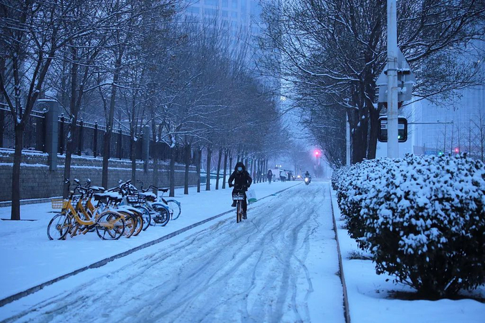 △11日，北京望京。